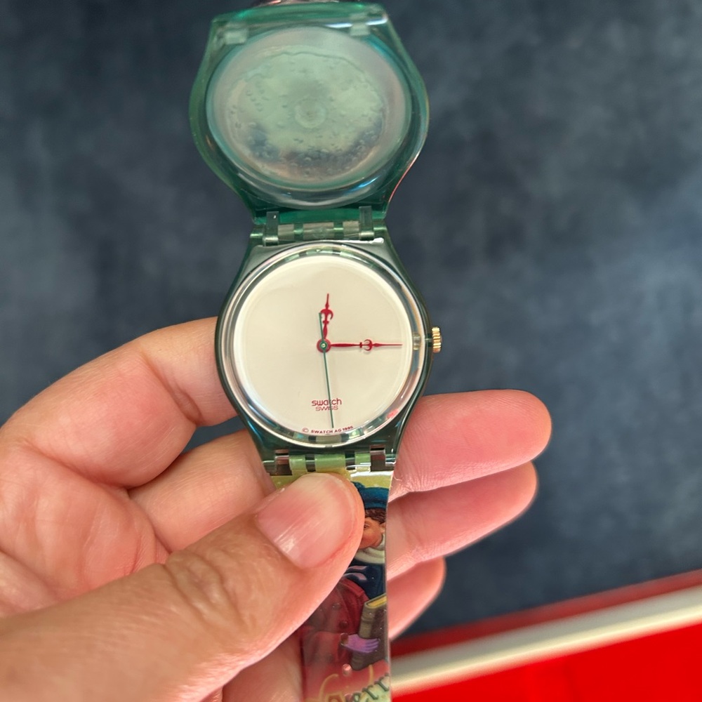 COPY - Swatch watch 1995 THE MAGIC SPELL. Limited Edition. Box & war…